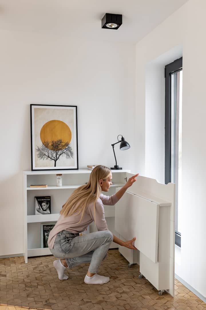 Work Concept Convertible Hidden Desk With Storage – Arthauss Furniture